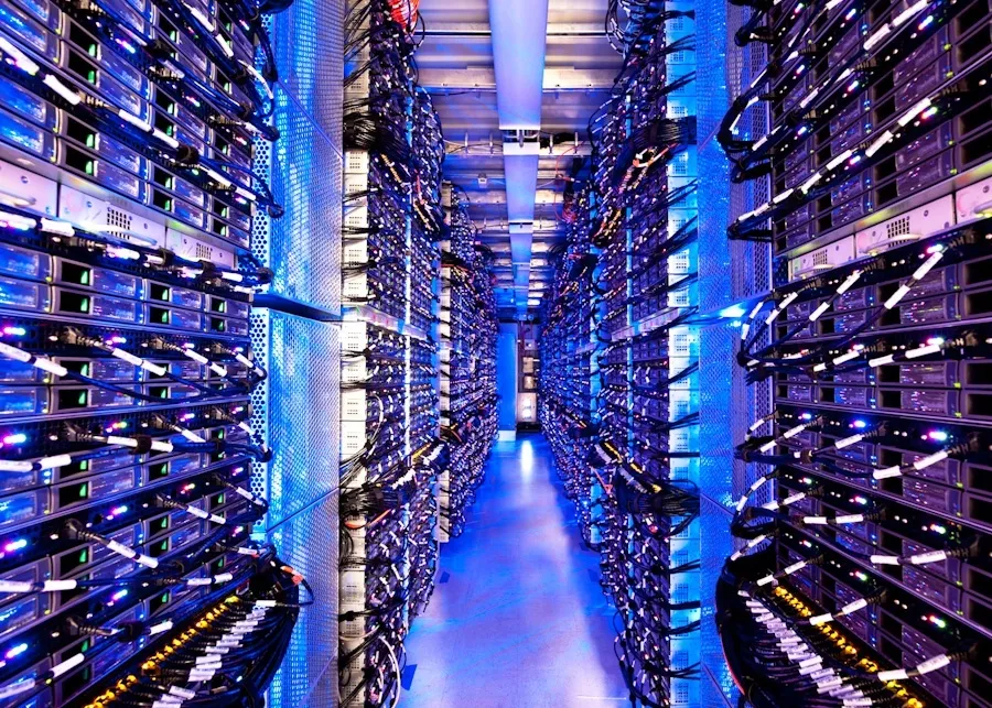 Modern cloud data center facility