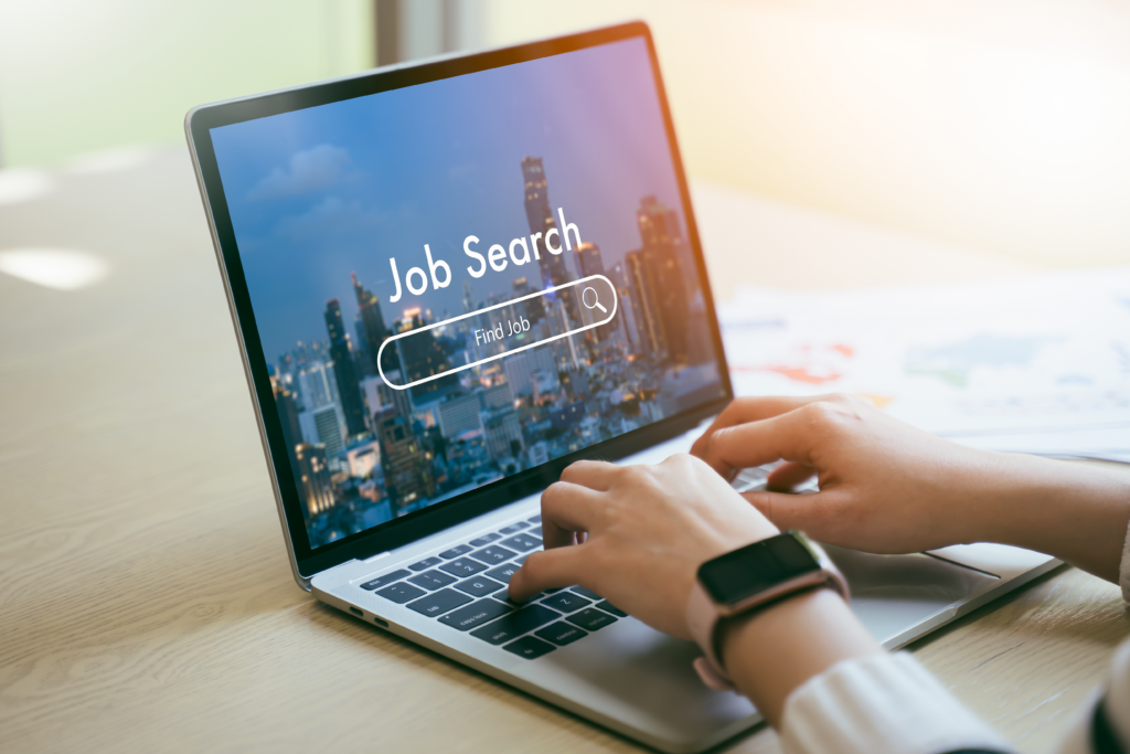 Online job search concept