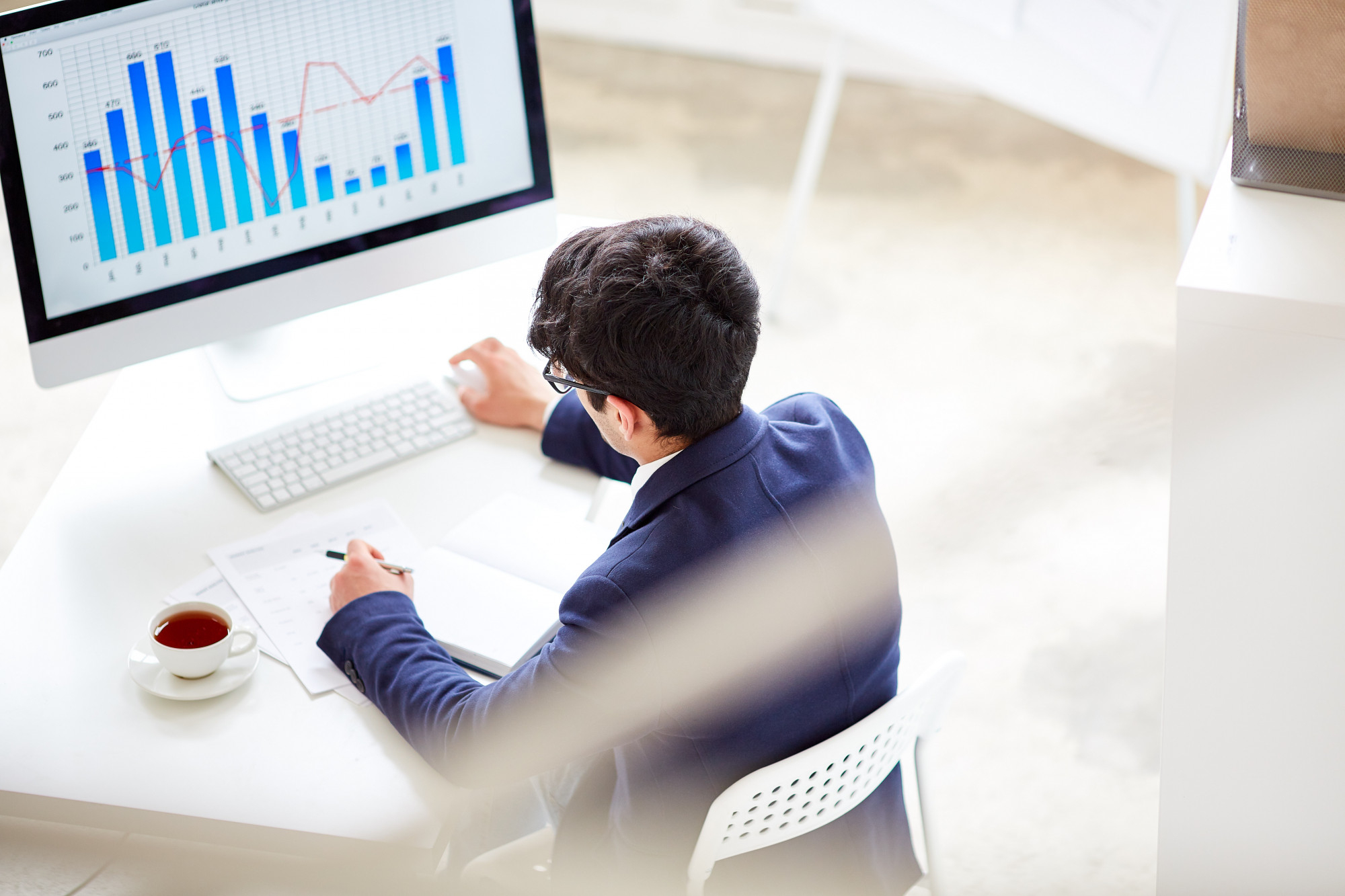 Finance and fintech digital technology concept
