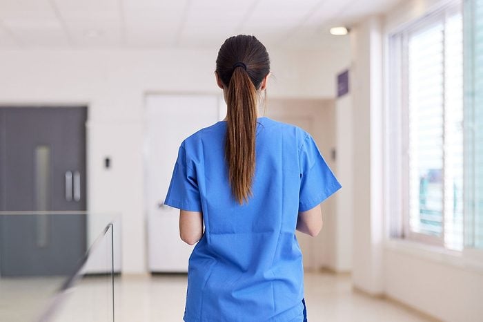 Healthcare nurse at work