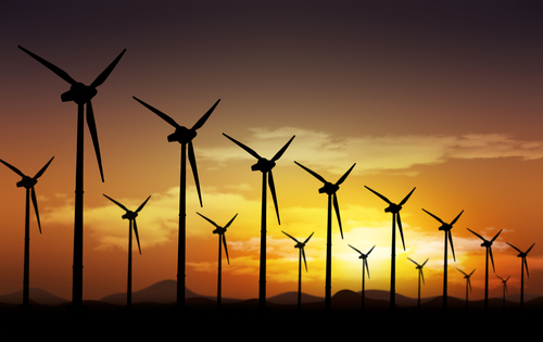 Renewable energy wind turbines