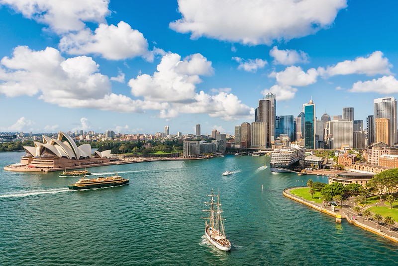 Sydney Opera House and harbour