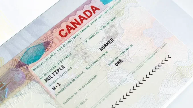Canadian flag representing work opportunities in Canada