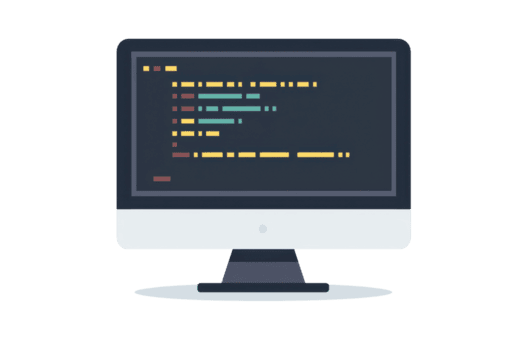 Programmer writing code