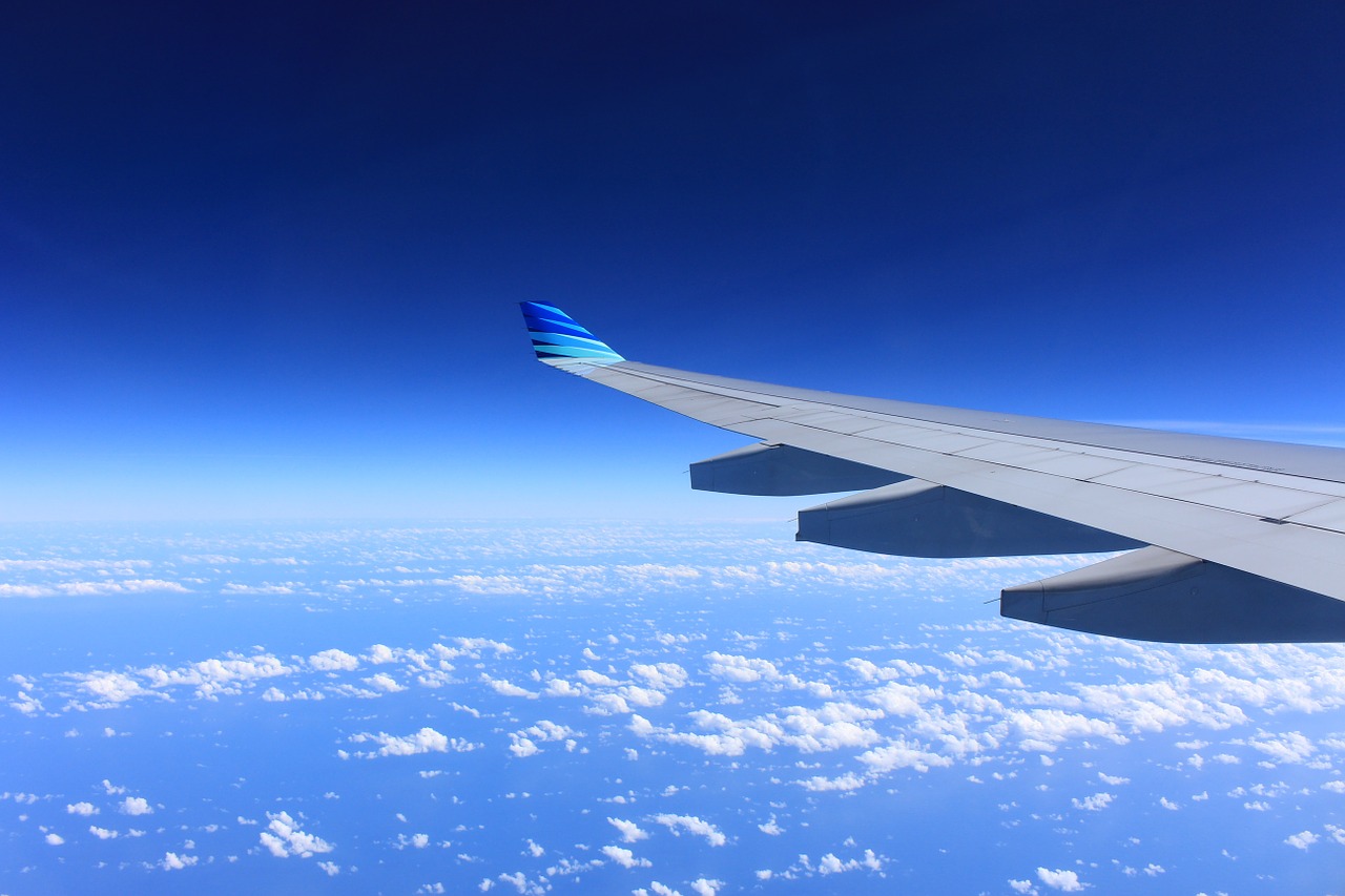Airplane travel for work abroad